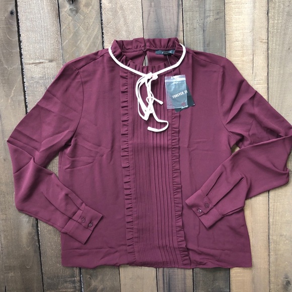 Burgundy Blouse
